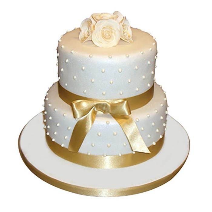Anniversary Cakes » Stunning 2 Tier Anniversary Cake.jpg